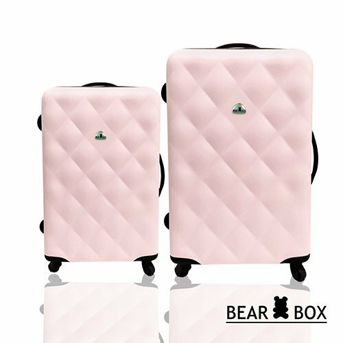 BEAR BOX 水漾菱格ABS 霧面超值28吋+24吋旅行箱 / 行李箱