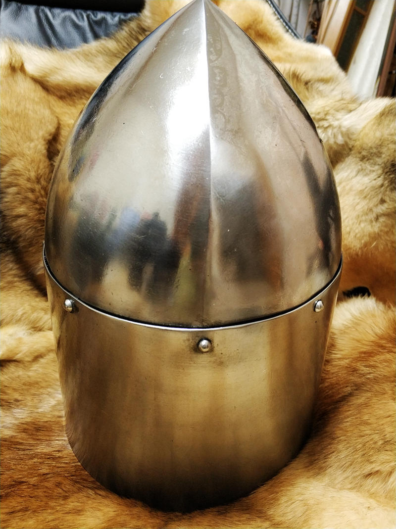 {保固一年 可打統編}實時庫存=中世紀盔甲 十字軍騎士尖頂桶盔 黃邊頭盔可穿板甲包郵 | 雲源優品 | 樂天市場Rakuten