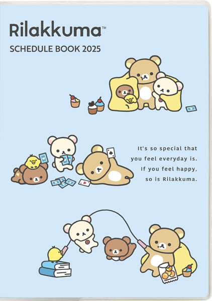 【震撼精品百貨】2025年 掛曆/年曆/手帳~Rilakkuma San-X 拉拉熊懶懶熊 2025 B6年曆手帳本-生活*86580
