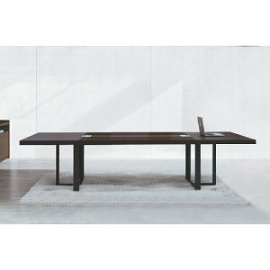【 IS空間美學】UA全木皮經典會議桌(360*120)桌(2023-B-152-1) 辦公桌/會議桌/辦公家具