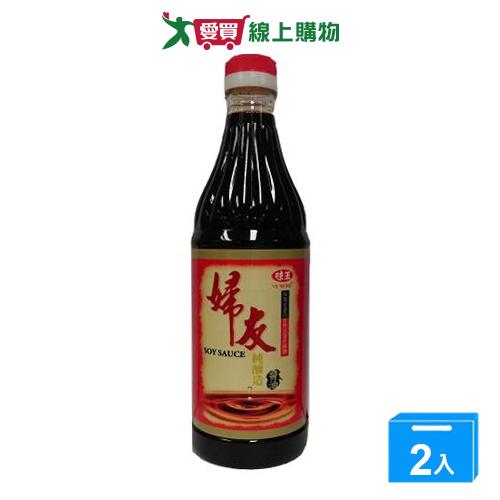 味王-婦友純釀造醬油780ml【兩入組】【愛買】