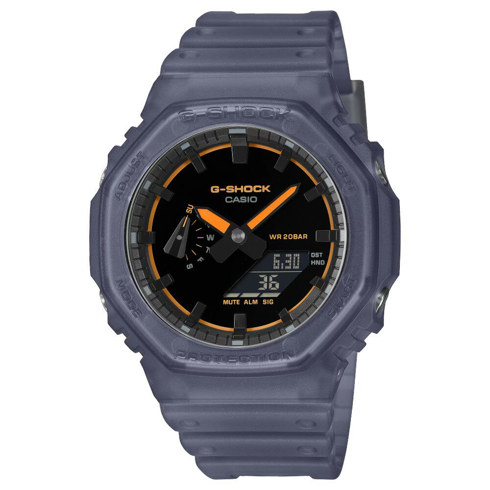 CASIO 卡西歐 G-SHOCK 2100系列 GA-2100K-2A 神秘光影 夜生活風格八角形時尚腕錶 45.4mm｜樂天領券現折★全館特惠中★指定刷卡回饋10%