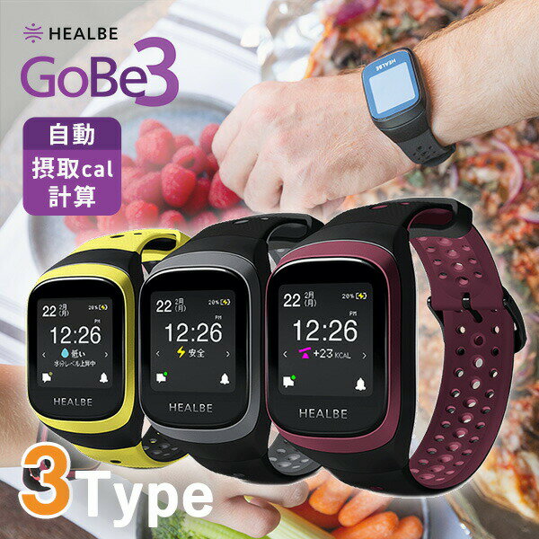 HEALBE GoBe3 ゴービー3 スマートウォッチ品牌ヒルビーカロリー自動