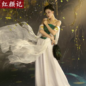 武陵春影樓攝影寫真女古裝性感飛天敦煌仙女裝舞蹈演出表演服裝