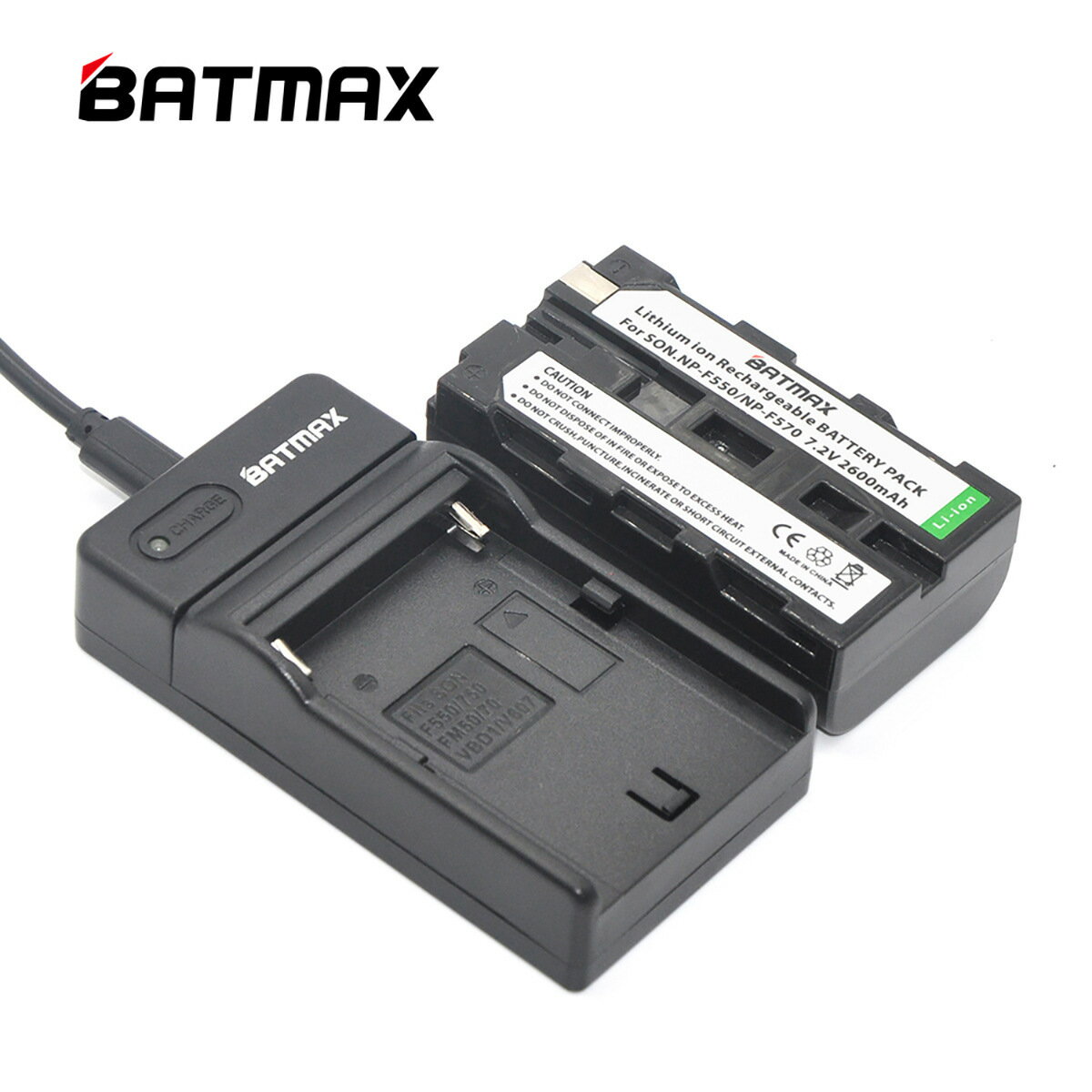 適用索尼攝像機補光燈用電池NP-F550 750 960快速USB充電器廠家【宜家良品百貨】