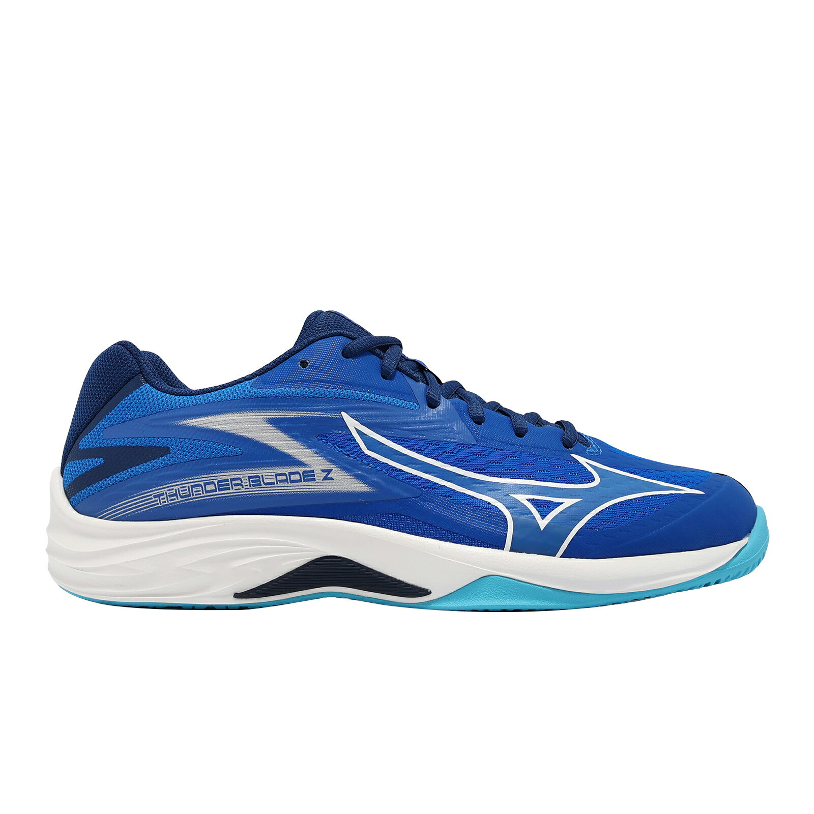 Mizuno 排球鞋 Thunder Blade Z 男鞋 藍白 入門款 室內運動 羽排鞋 美津濃 V1GA2370-01 4 Mizuno 排球鞋 Thunder Blade Z 男鞋 藍白 入門款 室內運動 羽排鞋 美津濃 V1GA2370-01 4
