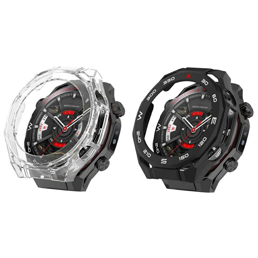 【半包保護殼】適用 華為 Huawei Watch Ultimate 2 手錶 鎧甲錶殼 防摔邊框軟殼 贈玻璃貼