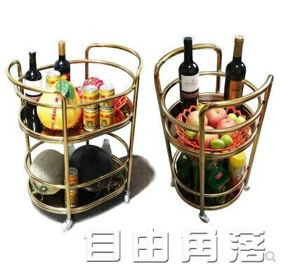 酒店4S店酒水車 KTV行動送餐車 圓形服務車 不銹鋼茶水車 送餐車 手推車
