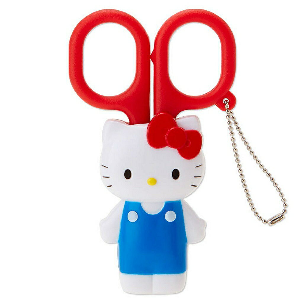 【震撼精品百貨】Hello Kitty 凱蒂貓 凱蒂貓 HELLO KITTY 迷你剪刀+造型蓋 震撼日式精品百貨