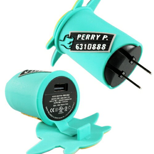 【Disney】立體造型2A充電轉接插頭 USB轉接頭-泰瑞◆贈送!黃色小鴨耳機塞◆