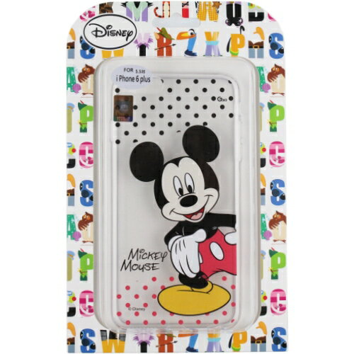 【Disney】Apple iPhone 6 Plus (5.5吋) 彩繪透明保護軟套-米奇