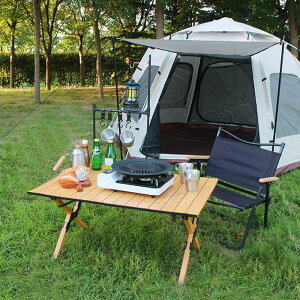 鋁合金戶外折疊蛋卷桌便攜式露營野餐折疊桌椅燒烤桌椅