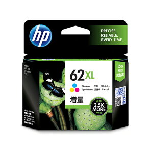 HP 高容量彩色原廠墨水匣 / 盒 C2P07AA 62XL