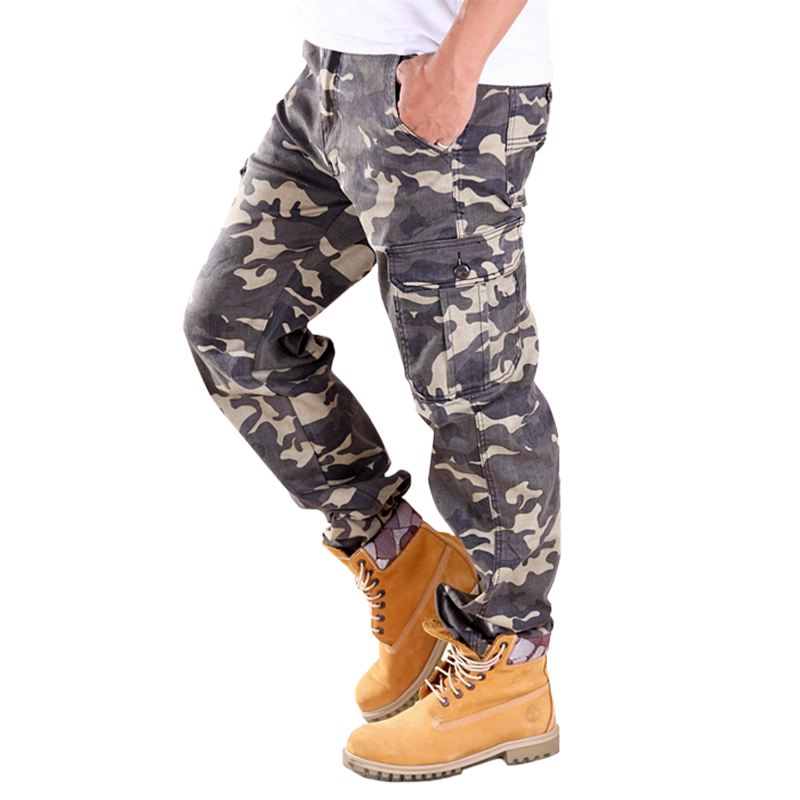 【限時免運！】夏日薄款 涼爽透氣 迷彩 多袋 休閒長褲 工作褲 四色 50006 4