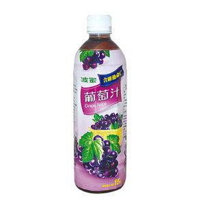 波蜜 葡萄汁飲料 580ml【康鄰超市】