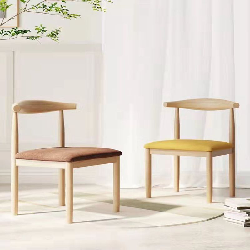椅子仿實木角椅餐椅凳子家用靠背書桌出租房木簡約餐桌備用