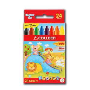 【COLLEEN】可力油性蠟筆 24色 / 盒 CCY-24