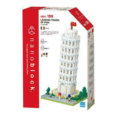 《Nanoblock 迷你積木》NBH 199比薩斜塔 東喬精品百貨