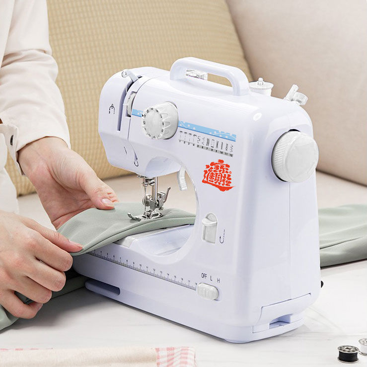 小型縫紉機 618型縫紉機家用全自動小型電動針車便攜多功能鎖邊機迷你裁縫機