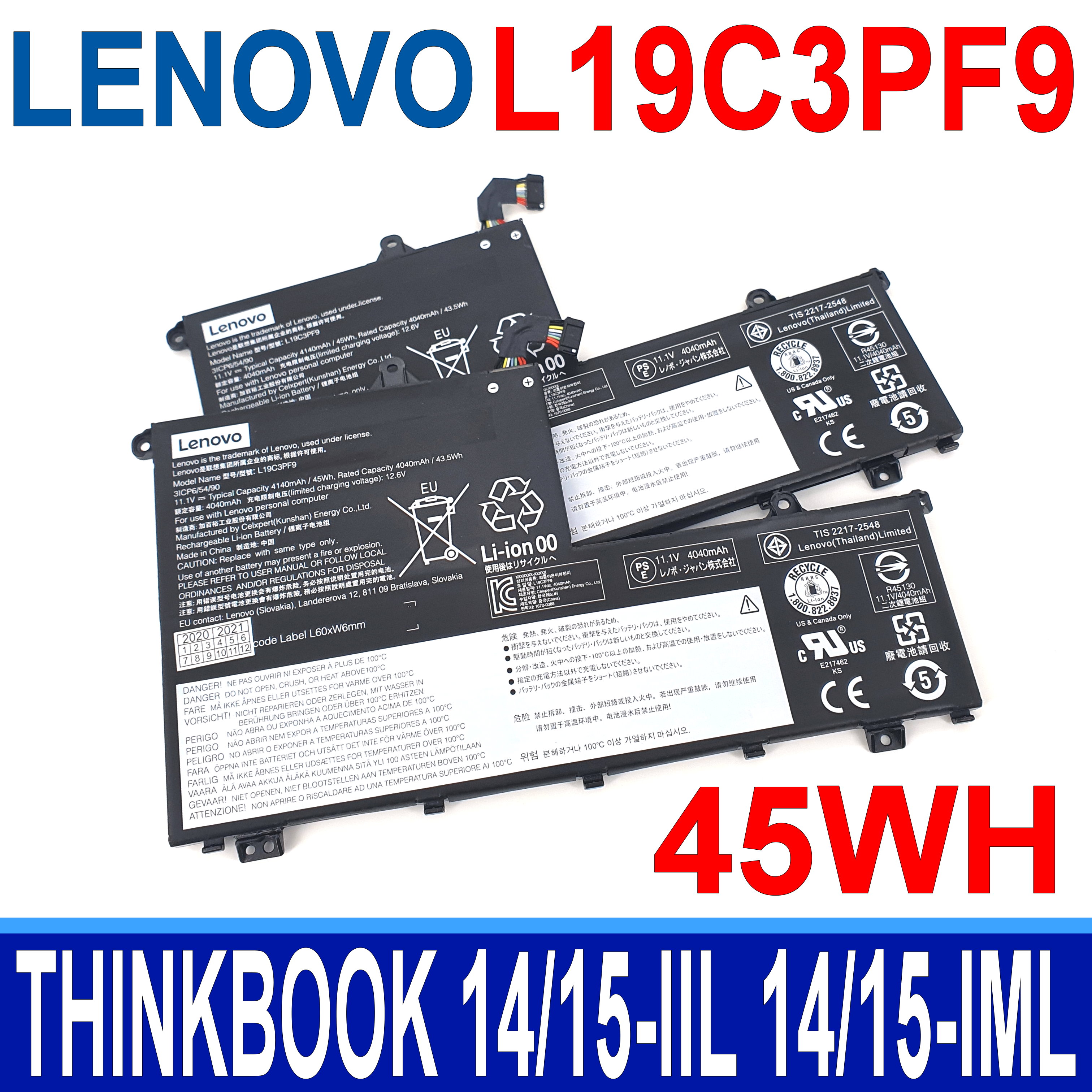 LENOVO L19C3PF9 原廠電池 L19M3PF9 L19L3PF1 L19L3PF8 L19M3PF0 L19M3PF1 L19C3PF1 L19D3PF0 L19D3PF1 L19D3PF2 THINKBOOK 14-IIL 14-IML 15-IIL 15-IML