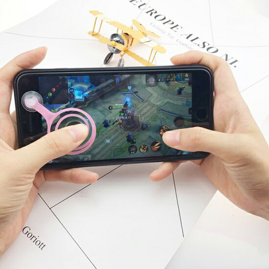 ♚MY COLOR♚ 手機搖桿兩件套組 遊戲搖桿 吸盤搖桿 類比搖桿 遊戲神器 免藍芽 遊戲神手【P53】