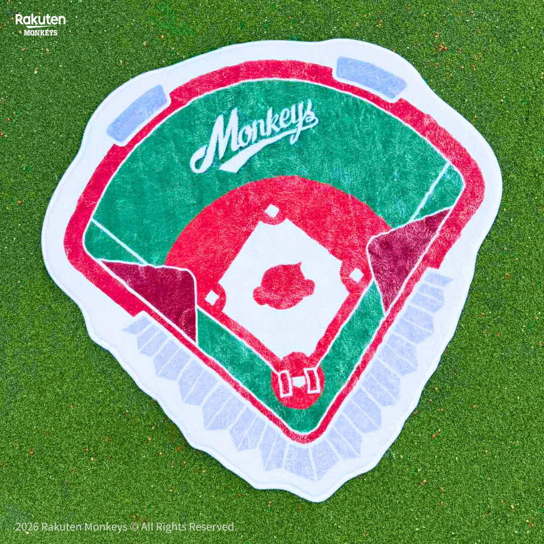 桃猿球場造型地毯 (2/23起陸續出貨)