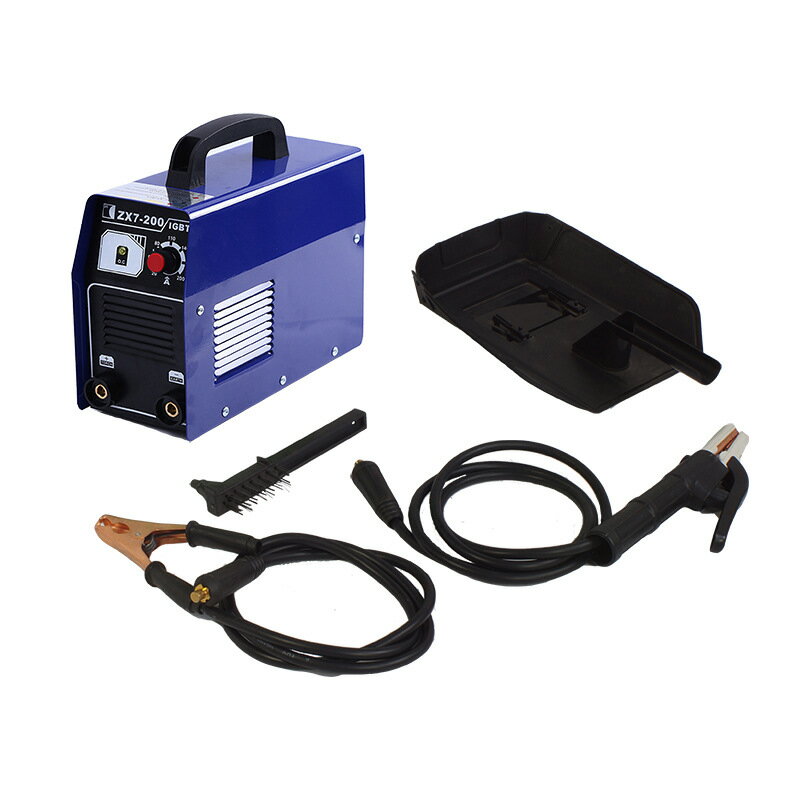 逆變電焊機GBT便攜式直流焊機zx7-200全套套裝款藍