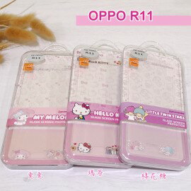 三麗鷗玻璃保護貼 OPPO R11 (5.5吋) Hello Kitty 雙子星 美樂蒂【正版授權】