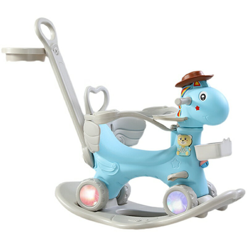 搖搖馬 滑行車 兒童玩具 木馬兒童搖馬嬰兒搖搖馬寶寶周歲二合一多功能生日禮物幼兒玩具車