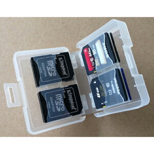 ◎相機專家◎ 透明記憶卡盒 SD SDXC 內存卡收納盒 可收納8SD 方便攜帶 防塵
