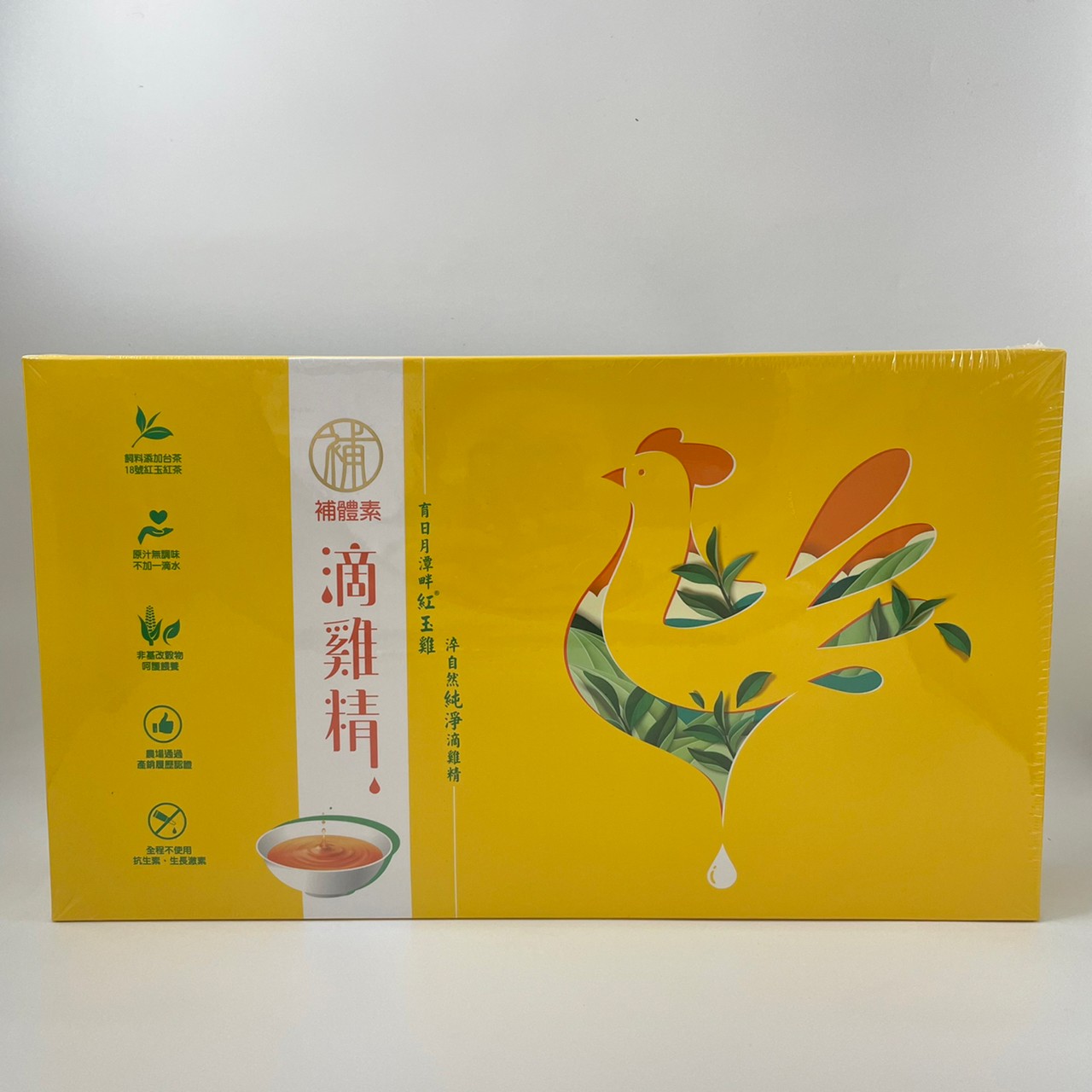禾藥局-補體素滴雞精禮盒50ml*12包 (附禮袋)