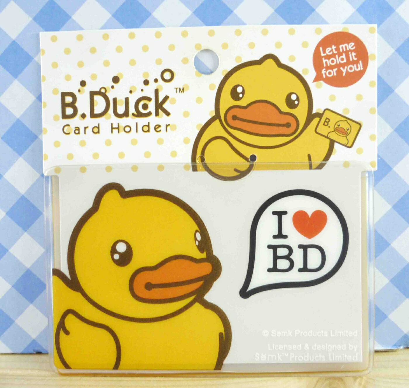 【震撼精品百貨】B.Duck 黃色小鴨 卡套 震撼日式精品百貨