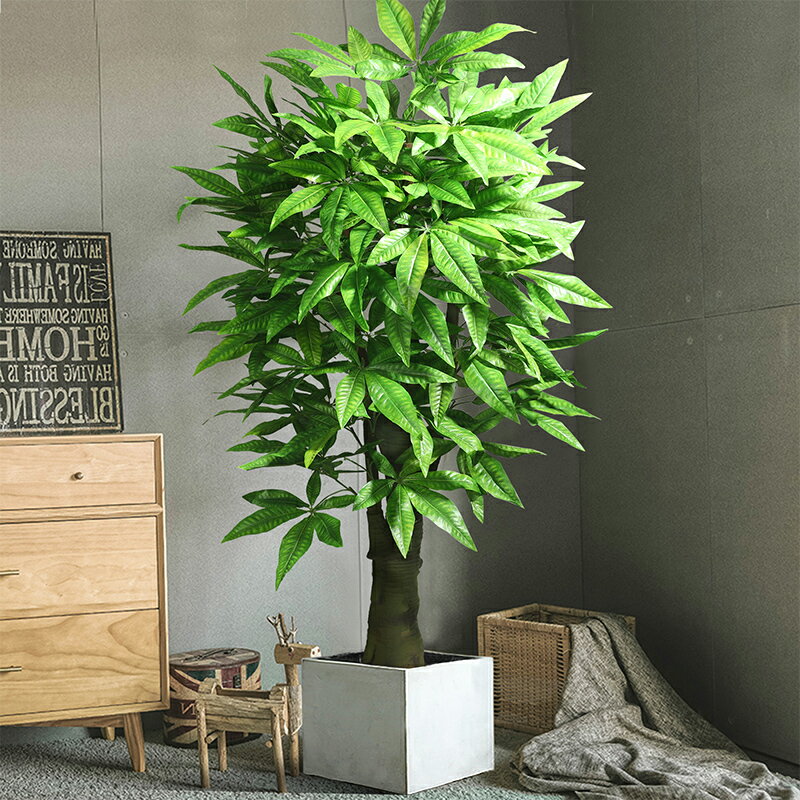 仿真綠植北美青芒北歐家居落地大型植物盆栽客廳辦公室裝飾擺件