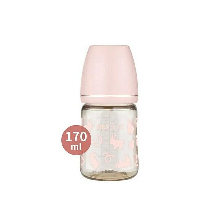 韓國MOYUUM PPSU寬口奶瓶170ml (0m+) (8809926450096棉棉兔)550元(含奶嘴)