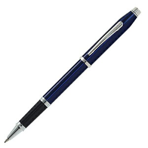CROSS 高仕 新世紀系列 藍琺瑯白夾鋼珠筆 / 支 AT0085-103