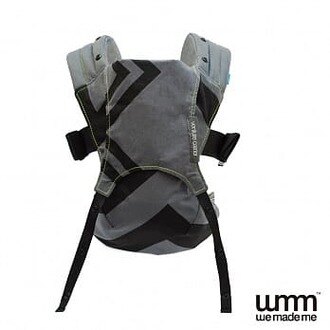 英國 WMM Venture 輕旅揹帶-大寶寶版 (幾何碳灰)(幾何薄荷)【紫貝殼】