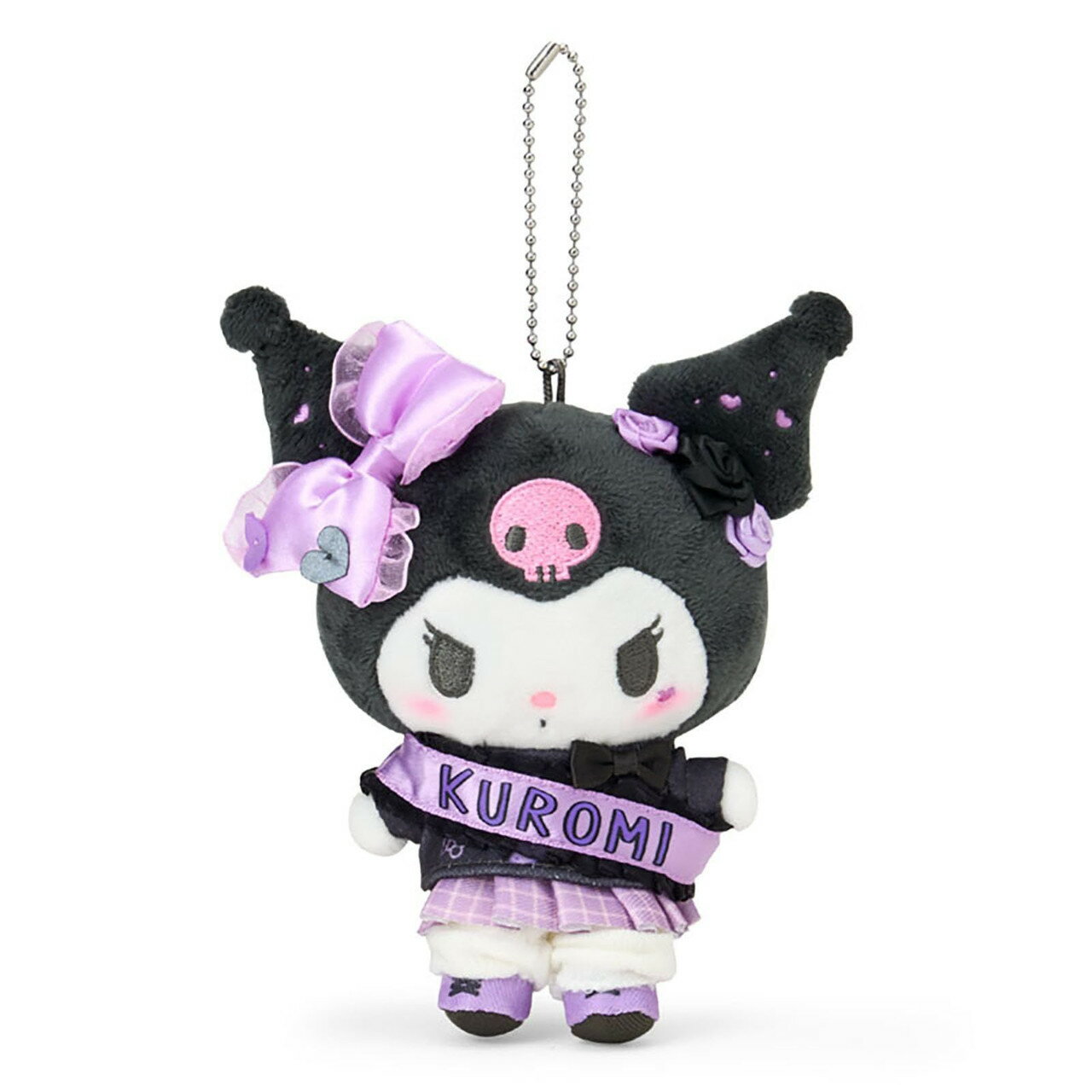 【震撼精品百貨】酷洛米_Kuromi~Sanrio 日本SANRIO三麗鷗 酷洛米毛玩偶吊飾-怦然心動學園祭*60958