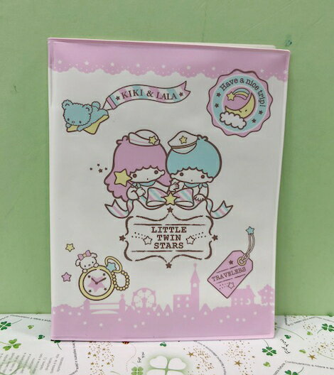 【震撼精品百貨】Little Twin Stars KiKi&LaLa 雙子星小天使 Sanrio 護照套-熱氣球#68401 震撼日式精品百貨