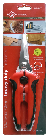 電工技工多功能萬用剪刀 專業日本不鏽鋼材質重力剪刀(手柄可剥線功能) NS-星之焰 4