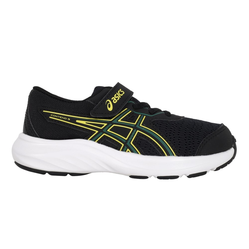 ASICS CONTEND 9 PS 男女中童運動鞋(魔鬼氈 訓練 運動「1014A338-007」≡排汗專家≡