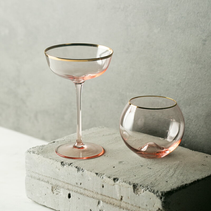 朵頤玻璃杯ins風 創意高腳杯雞尾酒杯葡萄酒杯家用紅酒杯水晶杯1入