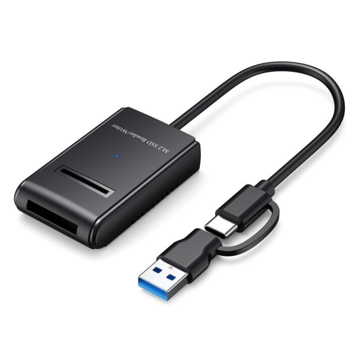 【全球優品匯】跨境M.2行動硬碟易驅線NVMe協議電腦Type-C3.2外接m2固態硬碟讀取