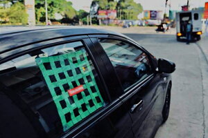 日本JDM內飾掛件汽車改裝車賽車網 玻璃窗遮陽防滾車窗風格擋陽布