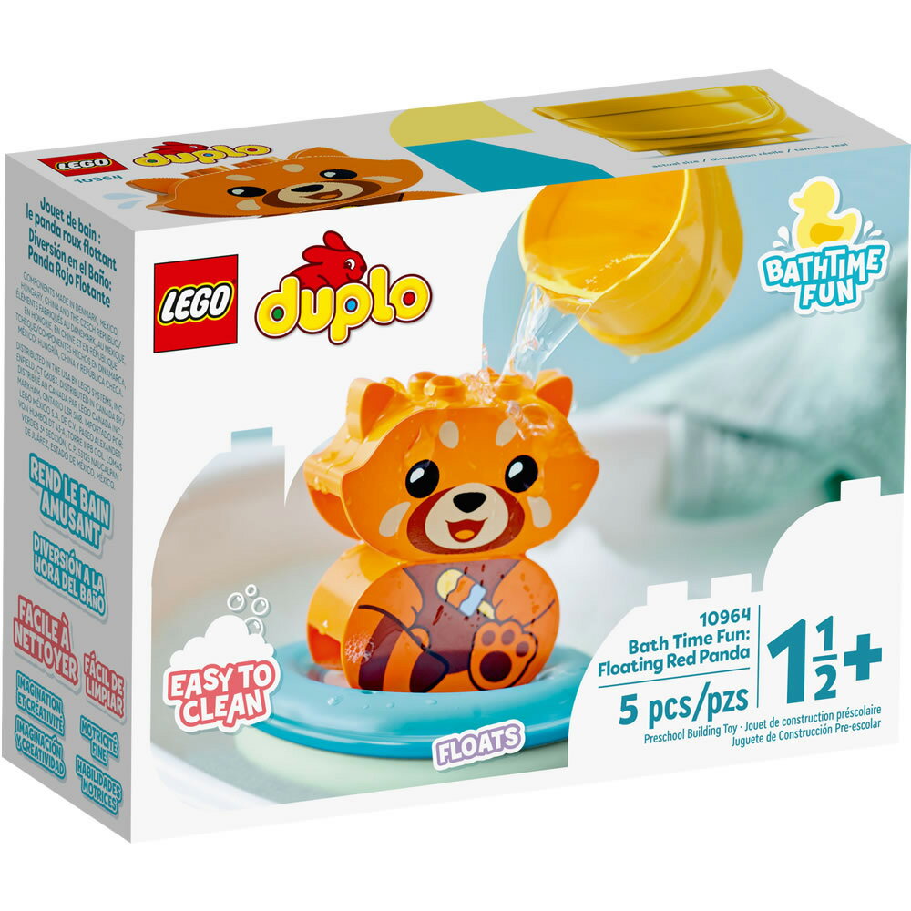 樂高LEGO 10964 Duplo 得寶系列 快樂洗澡趣：漂浮小貓熊