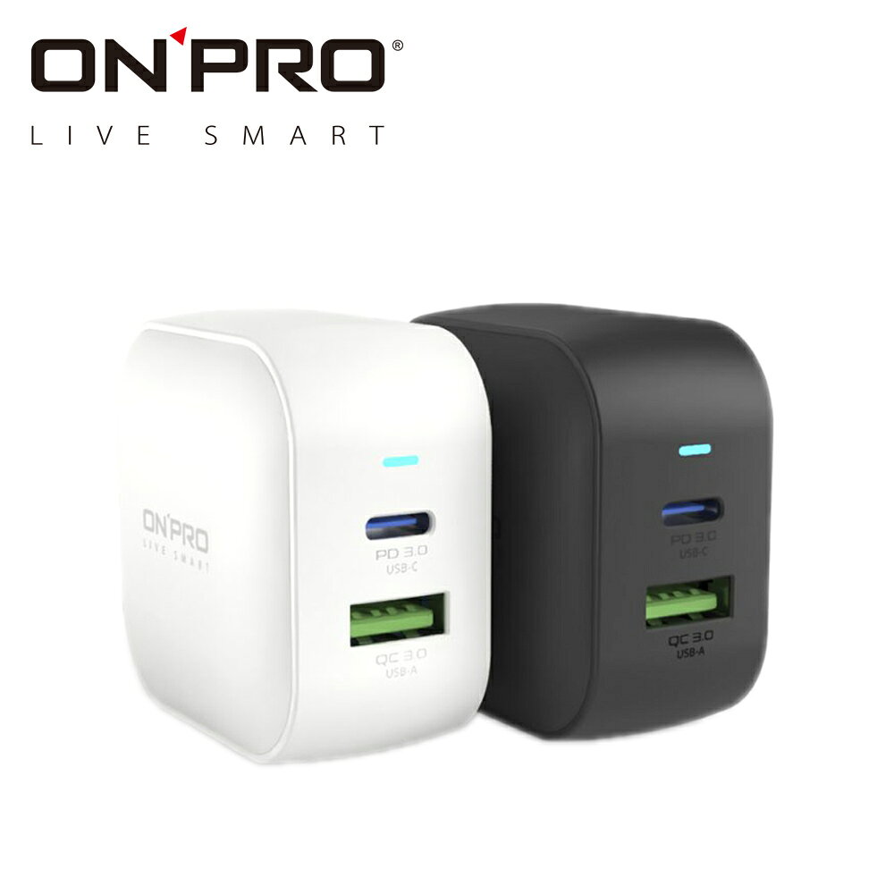 ONPRO GAN48 Mini 48W 充電器 USB-A USB-C 氮化鎵 GaN 快充 PPS AFC FCP