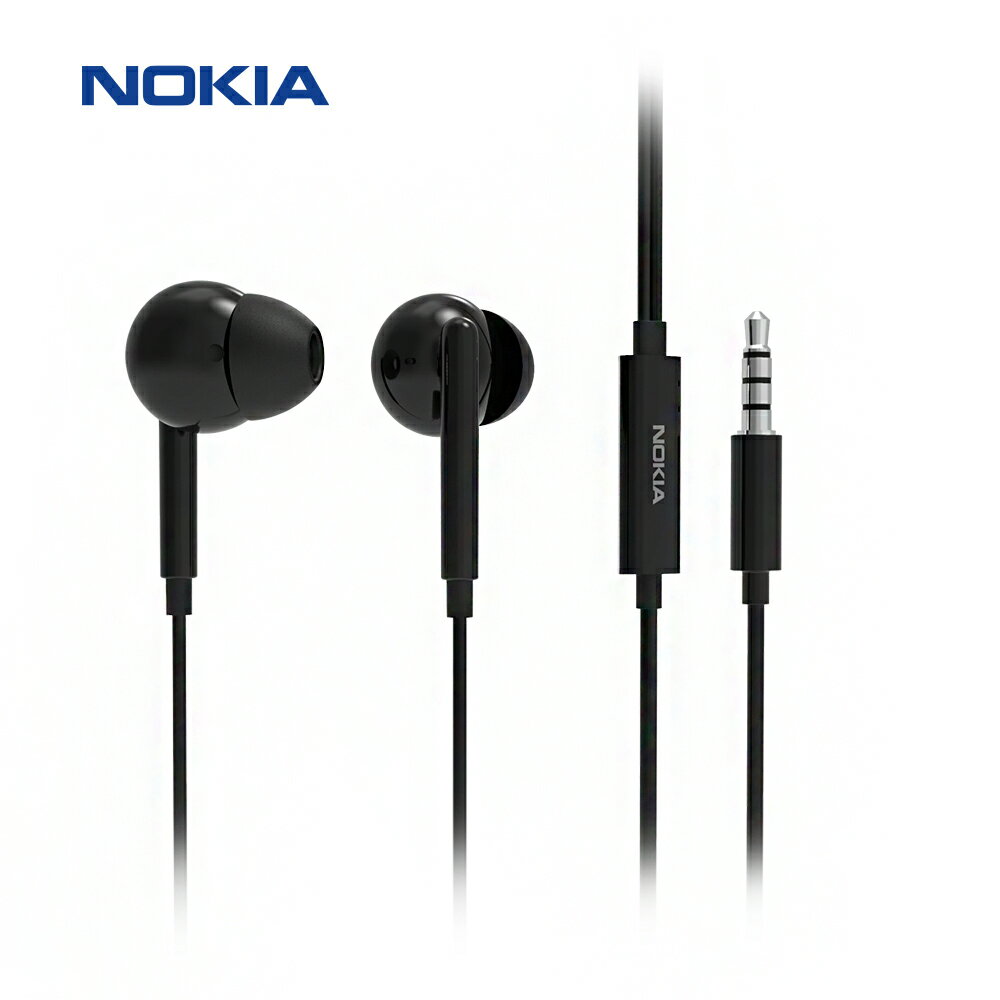 【享4%點數回饋】NOKIA 入耳式有線耳機 有線耳麥 耳機麥克風 線控耳機 有線耳機 入耳式耳機 耳塞式耳機 E2102A