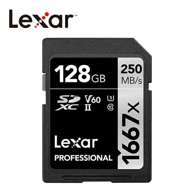 Lexar® 128GB Professional 1667x SDXC™ UHS-II 記憶卡 【APP下單點數 加倍】