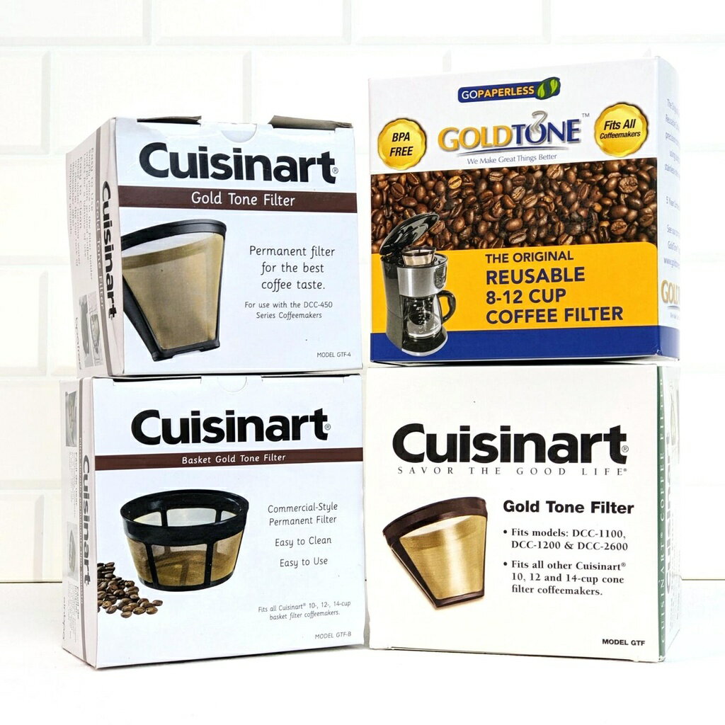 [3美國直購] Cuisinart 咖啡機用 金屬濾網 濾杯1入 4杯 10杯 14杯 免濾紙過濾網 原廠 DGB-1TW 周邊配件