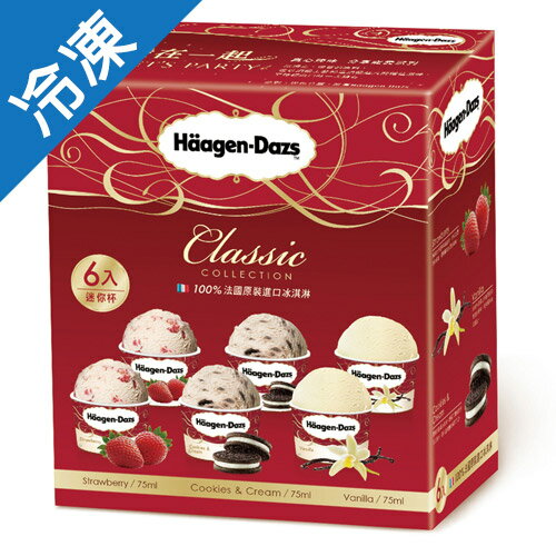 哈根達斯 迷你杯經典六入組
