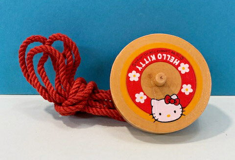 【震撼精品百貨】Hello Kitty 凱蒂貓 三麗鷗 KITTY木製陀螺玩具*30705 震撼日式精品百貨
